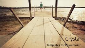  Presentation with dock - Beautiful PPT theme featuring natural ingredients for homemade facial and body mask or scrub backdrop and a light gray colored foreground