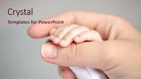  Presentation with parenting - Colorful PPT theme enhanced with family motherhood parenting people backdrop and a lemonade colored foreground