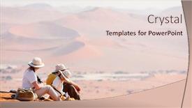  Presentation with climbing - Amazing slide set having family-of-mother-and-kids backdrop and a lemonade colored foreground