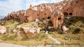  Presentation with family teens and children - PPT theme consisting of family-of-mother-and-teenage background and a yellow colored foreground