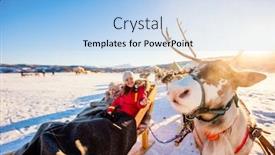  Presentation with safari - Amazing slide deck having family-of-mother backdrop and a light blue colored foreground