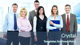  Presentation with business group meeting - PPT theme having family office - group of business people background and a  colored foreground