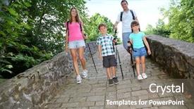 Presentation with crossing bridge - PPT layouts enhanced with mussel maki sushi - roll made of mussels lettuce and cucumber inside red tobiko flying fish roe outside background and a tawny brown colored foreground
