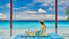  Presentation with old young - Amazing slides having family-on-beautiful-petite-anse backdrop and a light blue colored foreground