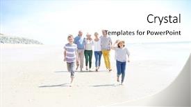  Presentation with new parents nurse practionner - Cool new slides with family parents grandparents and grandkids backdrop and a white colored foreground