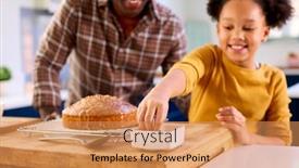  Presentation with baking cake - 