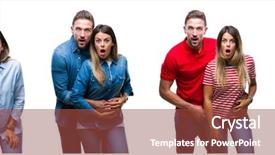  Presentation with together - Colorful slide deck enhanced with family sorprise - collage of beautiful couple together backdrop and a red colored foreground