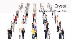  Presentation with achievement - Presentation theme enhanced with family succession - achievement idea corporate teamwork background and a  colored foreground