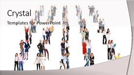  Presentation with what idea present by the picture - PPT theme featuring family succession - business picture achievement idea background and a  colored foreground