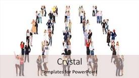  Presentation with culture diversity - PPT theme featuring family succession - office culture people diversity background and a soft green colored foreground