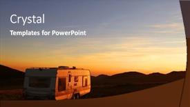  Presentation with vacation - Theme consisting of family-vacation-travel-holiday-trip background and a gray colored foreground