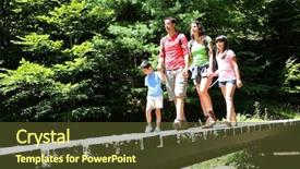  Presentation with forest bridge - PPT theme featuring hack - safety concept painted black word background and a white colored foreground