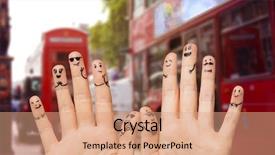  Presentation with people street - Audience pleasing PPT layouts consisting of family wedding marriage people backdrop and a coral colored foreground