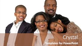 Presentation with formal - Amazing presentation theme having family-with-formal-attire-over backdrop and a coral colored foreground