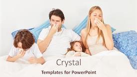  Presentation with family children - Beautiful presentation featuring family-with-two-children backdrop and a lemonade colored foreground