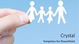  Presentation with future - Slide set enhanced with family background and a light blue colored foreground