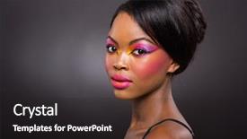  Presentation with afro - Amazing PPT layouts having famine - side view of gorgeous afro backdrop and a dark gray colored foreground