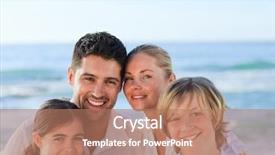  Presentation with 3d family - Audience pleasing slides consisting of famliy - portrait of a cute family backdrop and a  colored foreground