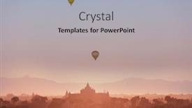  Presentation with myanmar bagan - Presentation featuring famous-ancient-city-bagan background and a light gray colored foreground