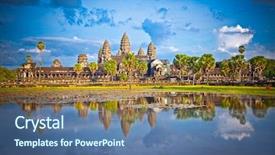  Presentation with complex - Beautiful slide deck featuring labor management - worker with manager discussing over backdrop and a gray colored foreground