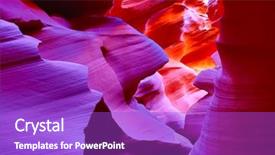  Presentation with page - Cool new PPT layouts with famous antelope canyon near page backdrop and a purple colored foreground