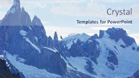  Presentation with america - Audience pleasing slides consisting of famous-beautiful-peak-cerro-torre backdrop and a sky blue colored foreground