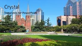  Presentation with math square root - Theme having charming bride on the day of their wedding walking in the park background and a light gray colored foreground