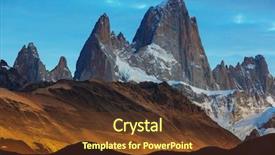  Presentation with famous leaders - Colorful slide set enhanced with famous cerro fitz roy - one backdrop and a  colored foreground