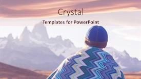  Presentation with rocky - Colorful presentation design enhanced with famous-cerro-fitz-roy-one backdrop and a lemonade colored foreground