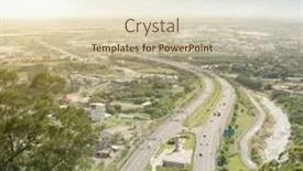  Presentation with asia - PPT theme featuring famous chiang wei-shui highway across the yilan plain in taiwan asia background and a lemonade colored foreground