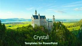  Presentation with fairy - Beautiful PPT layouts featuring famous fairy neuschwanstein castle in fussen bavarian alps germany backdrop and a tawny brown colored foreground