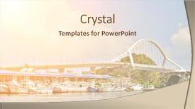  Presentation with taiwan - Theme with famous fishing port suao taiwan background and a cream colored foreground