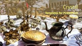  Presentation with flea - Slides featuring famous-flea-market-in-jaffa background and a tawny brown colored foreground