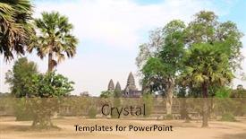  Presentation with khmer - Beautiful PPT layouts featuring famous-khmer-ancient-temple-complex backdrop and a yellow colored foreground