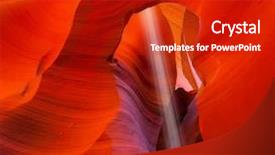  Presentation with navajo - PPT theme enhanced with famous midday sun ray in slot canyon antelope the navajo reservation in arizona usa background and a crimson colored foreground