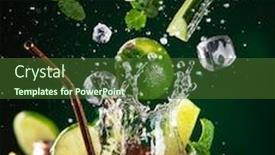  Presentation with alcoholic - PPT theme consisting of famous-moscow-mule-alcoholic-cocktail background and a tawny brown colored foreground