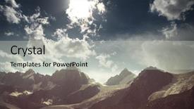  Presentation with japan beautiful landscape mountain fuji - Presentation consisting of famous mountaineers - beautiful high mountain in pamir background and a  colored foreground