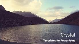  Presentation with japan beautiful landscape mountain fuji - Amazing PPT theme having famous mountaineers - beautiful high mountain in pamir backdrop and a  colored foreground