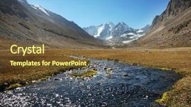  Presentation with mountain - Audience pleasing slide set consisting of famous mountaineers - beautiful high mountain in pamir backdrop and a  colored foreground