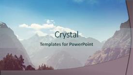  Presentation with japan beautiful landscape mountain fuji - PPT theme having famous mountaineers - beautiful high mountain in pamir background and a  colored foreground