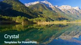  Presentation with lake sebu philippines - Audience pleasing theme consisting of famous mountaineers - lake in pineta valley backdrop and a tawny brown colored foreground