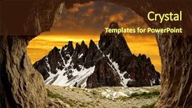  Presentation with italy car - Presentation having famous mountaineers - paternkofel dolomite alps italy background and a  colored foreground