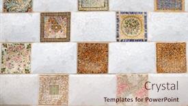  Presentation with park - Slides having famous-park-guell-designed background and a  colored foreground