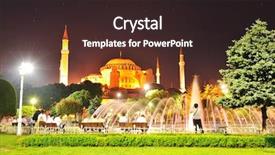  Presentation with istanbul - Beautiful presentation featuring famous people - istanbul gorgeous night scene backdrop and a wine colored foreground