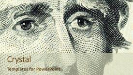  Presentation with percy jackson - PPT layouts consisting of famous people - portrait of andrew jackson background and a soft green colored foreground