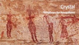  Presentation with prehistoric - Beautiful slides featuring tassili n'ajjer algeria backdrop and a coral colored foreground