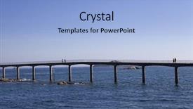  Presentation with north star kentucky - Beautiful presentation theme featuring famous roscoff bridge in the north of france backdrop and a light blue colored foreground