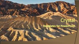  Presentation with death - Beautiful presentation featuring famous section of death valley in california - zabriskie point picturesque hills of pink yellow and chocolate hues at sunset backdrop and a tawny brown colored foreground
