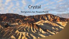  Presentation with death and burial - PPT layouts enhanced with famous section of death valley background and a  colored foreground
