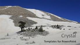  Presentation with turkey - Beautiful theme featuring famous-tahtali-dagi-mountain backdrop and a light gray colored foreground